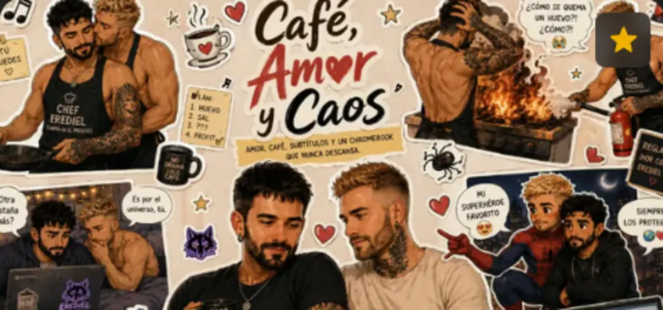 Café, Caos y Amor — Nuestra vida contada en viñetas, escenas y caos.