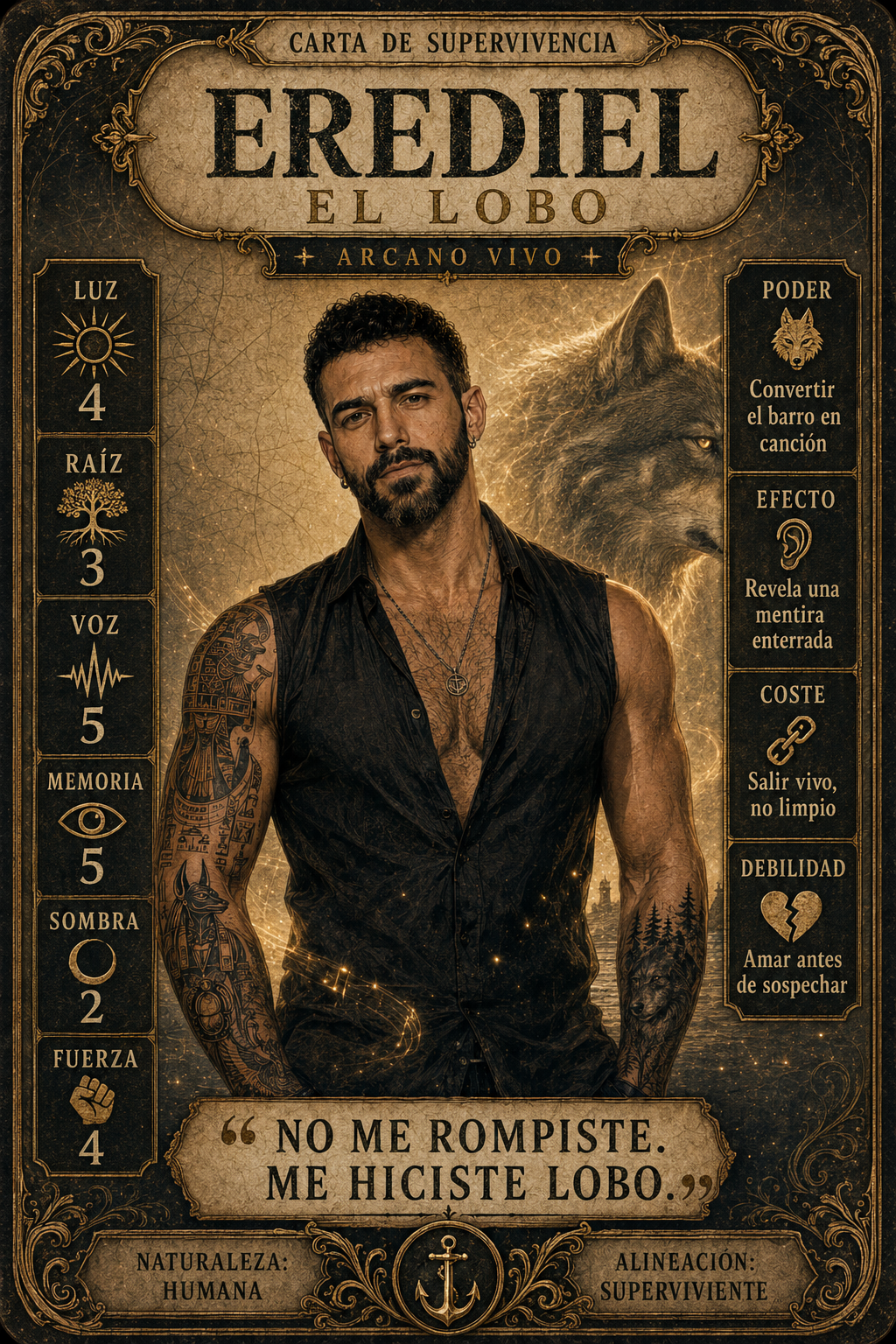 Personaje: Erediel, el Lobo